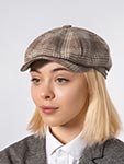 Кепка FREDRIKSON арт. 3095-608/78 (коричневый / серый)